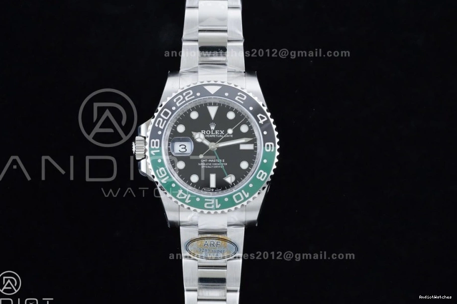 Trendy 904L V ARF Master Oyster Bracelet LHD on GMT 1:1 New 868 SH3285 II VTNR Best SS 126720 Edition 0315